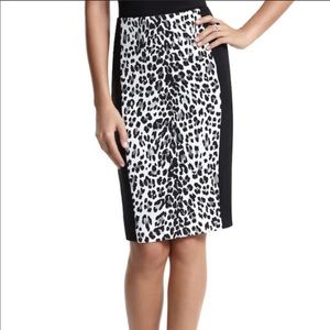 WHBM leopard skirt